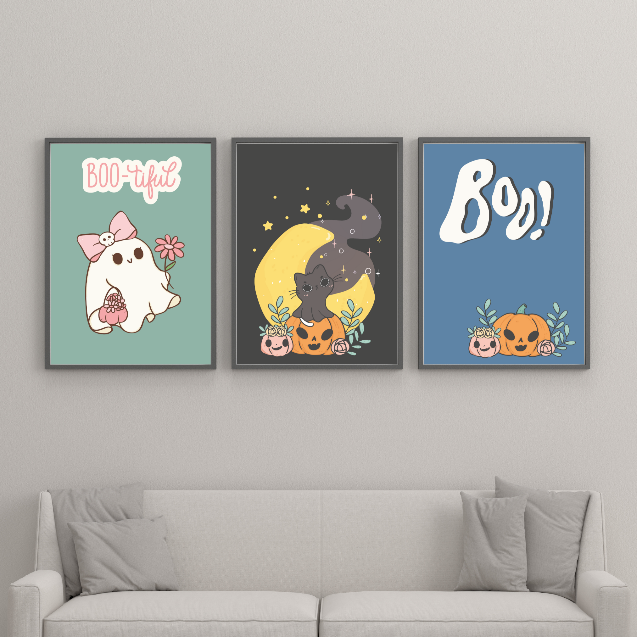 BOO! - Halloween Plakat