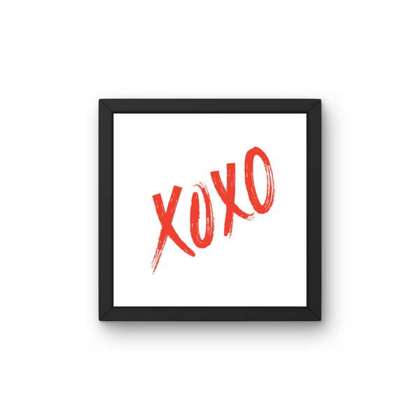 XOXO  - Plakat inkl. Ramme