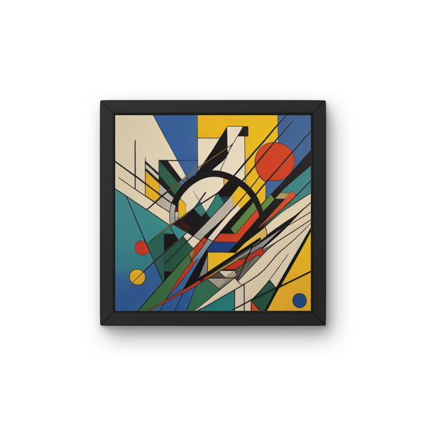 Colourful Abstrakt No. 3 - Plakat inkl. Ramme