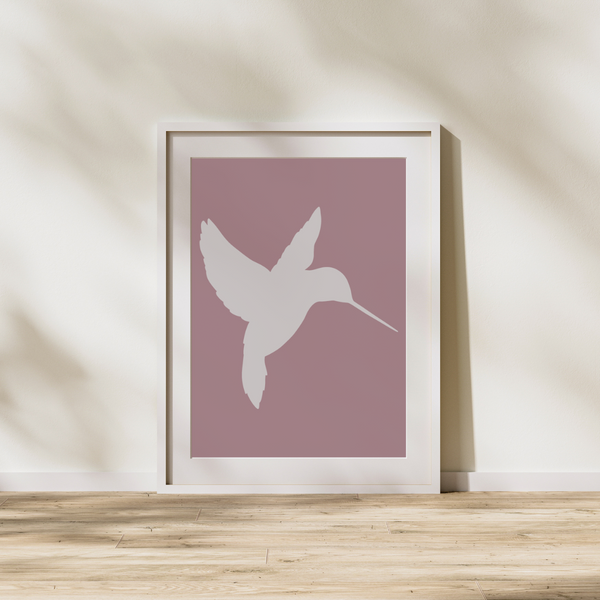 Silhouette - Kolibri (Plakat)