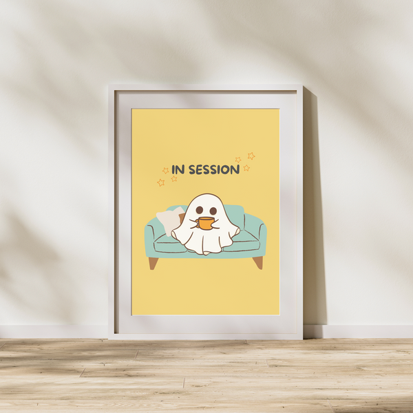 Ghost in Session - Halloween Plakat