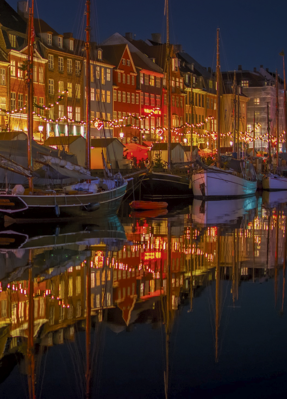 Nyhavn by Night - Minikort