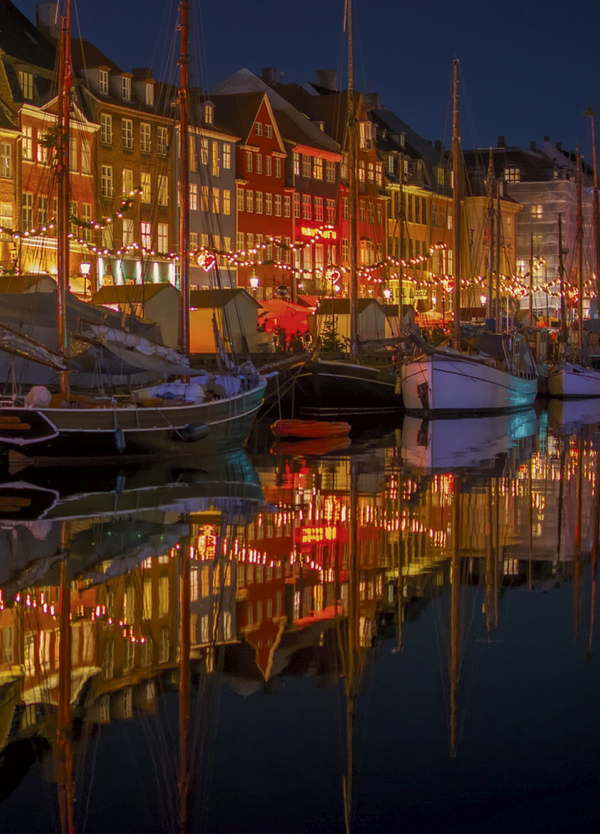 Nyhavn by Night - Minikort