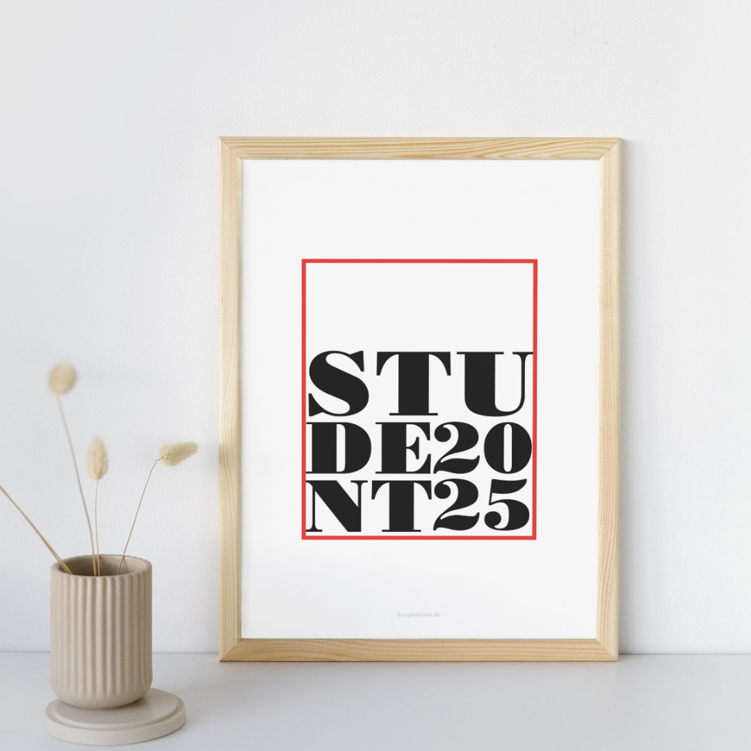 Rød Student 2025 -  Plakat