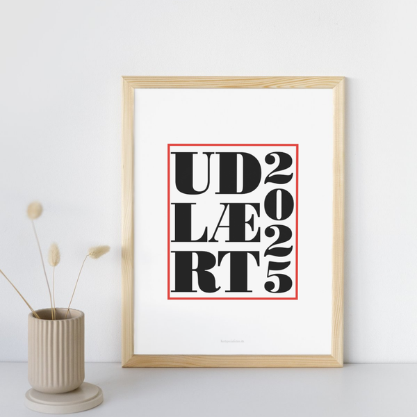 Rød Udlært 2025 -  Plakat