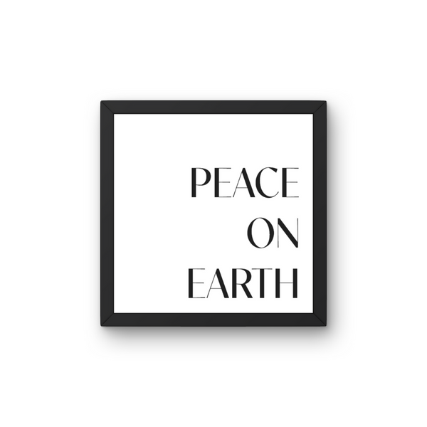 Peace on Earth - Plakat inkl. Ramme