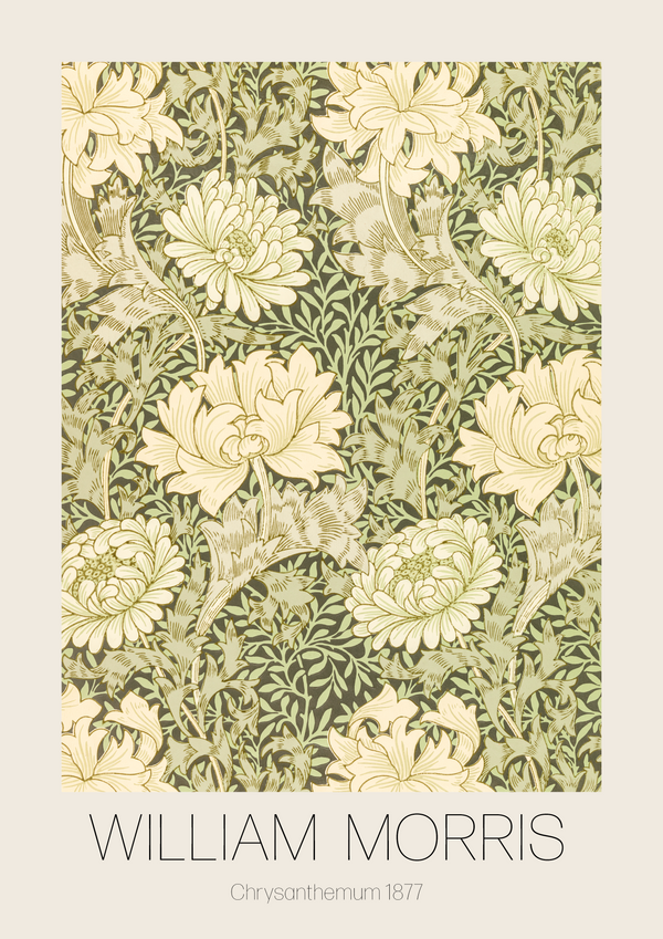 William Morris - Chrysanthemum  (Plakat)