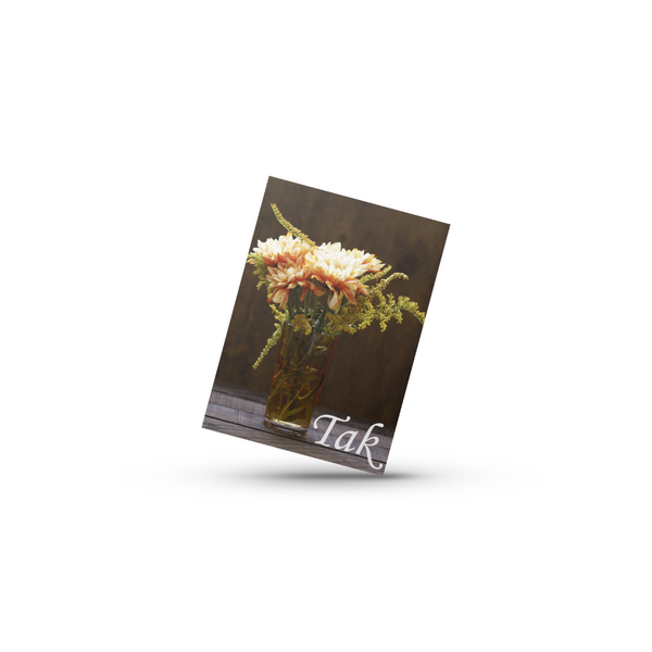 Tak - Blomster (Minikort)