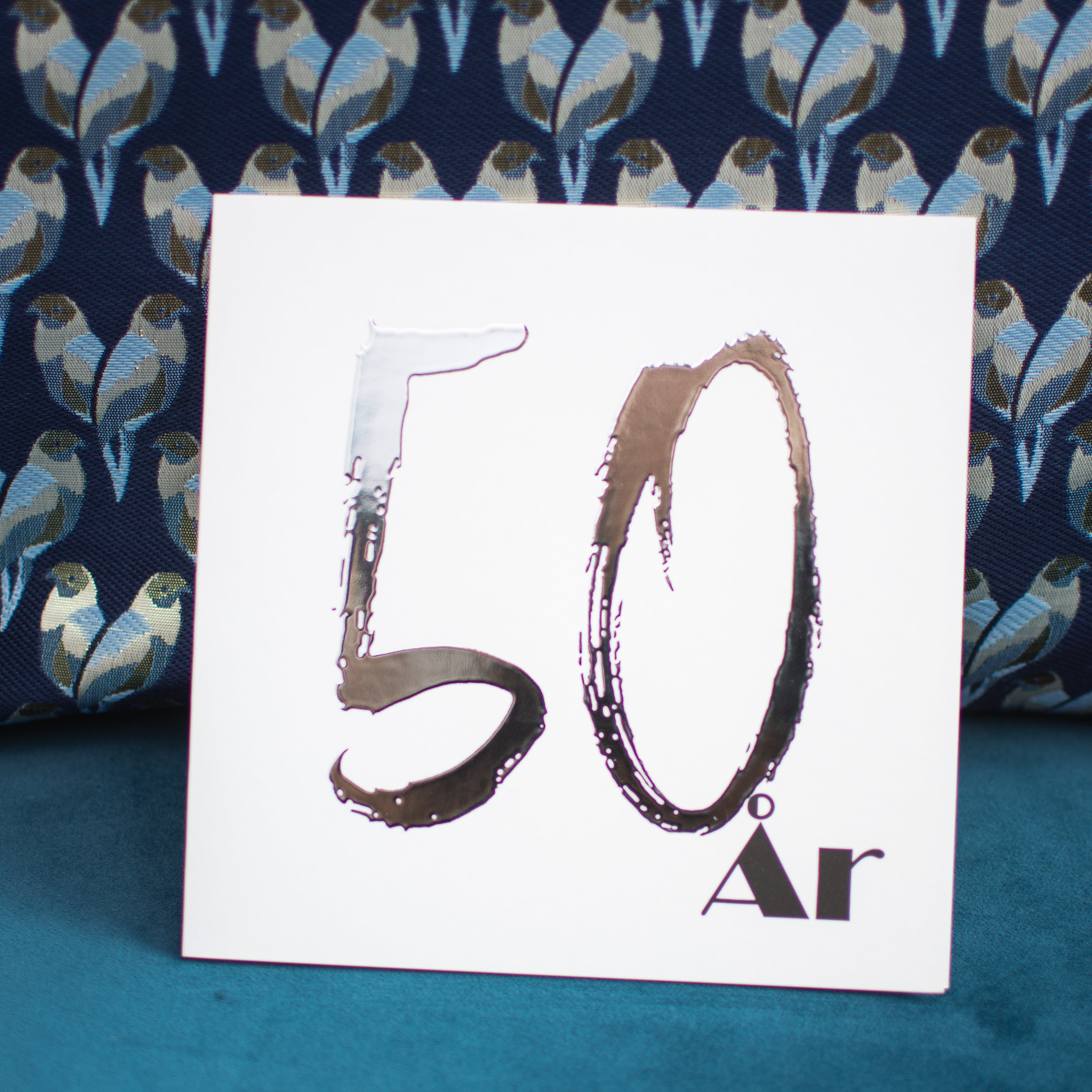 50 ÅR - Fødselsdags- og Jubilæumskort