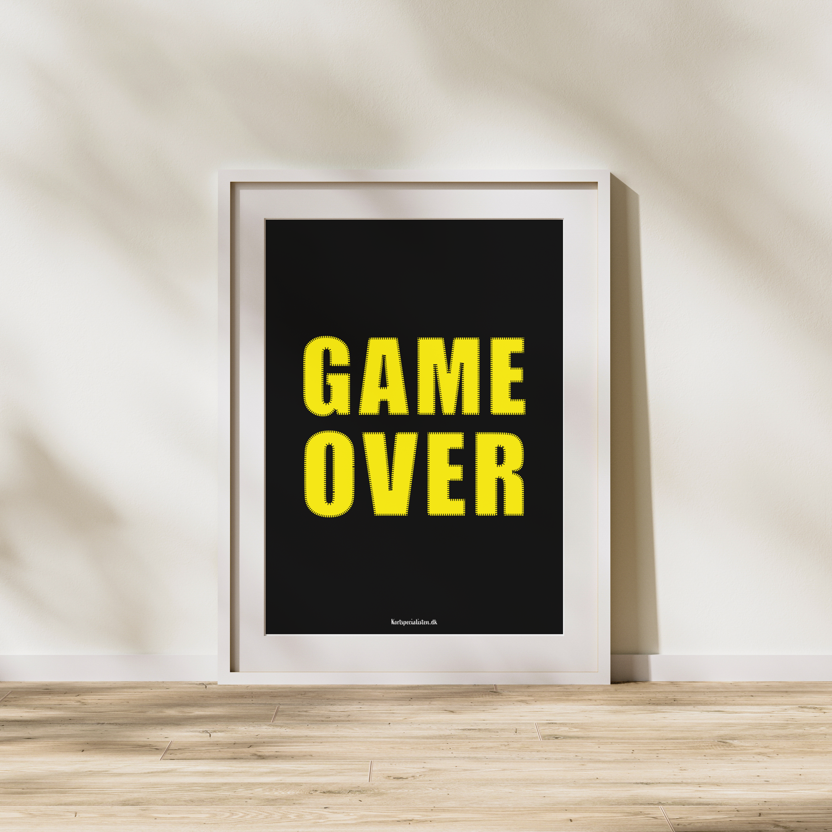 Game Over - Gul  (Plakat)
