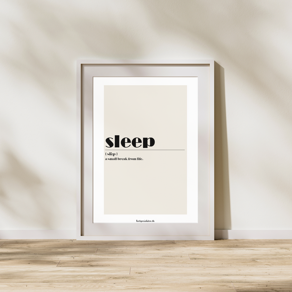 Sleep - Plakat