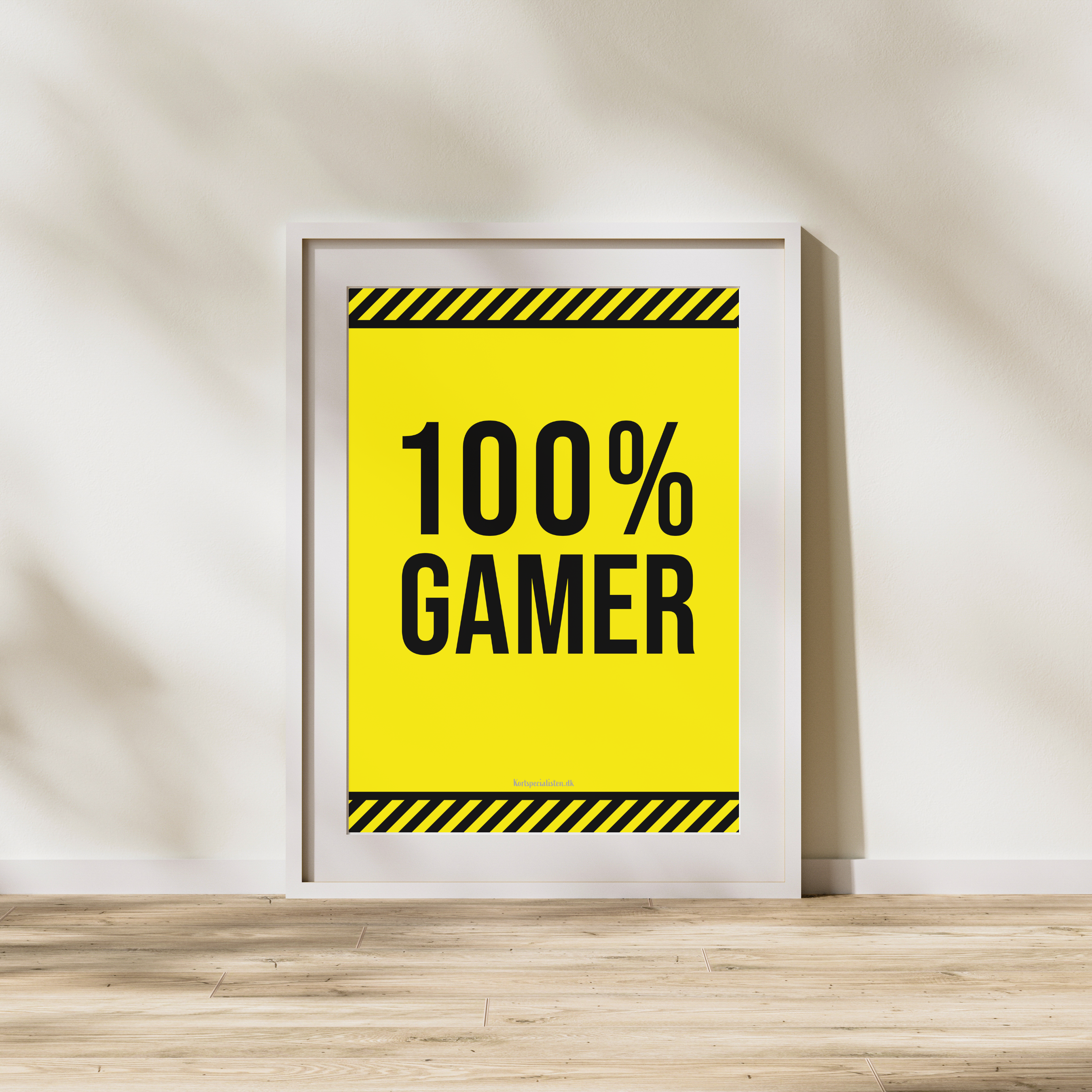 100% Gamer 2 - Gul (Plakat)