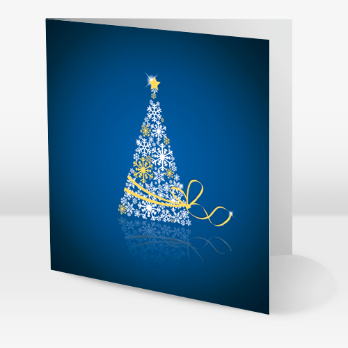 Juletræ i gave - Blå