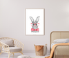 Hare med briller og butterfly - Plakat