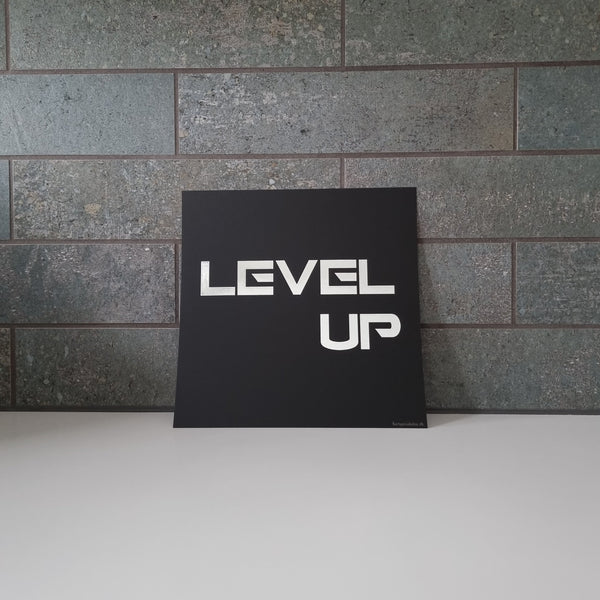 Level up - Plakatkort