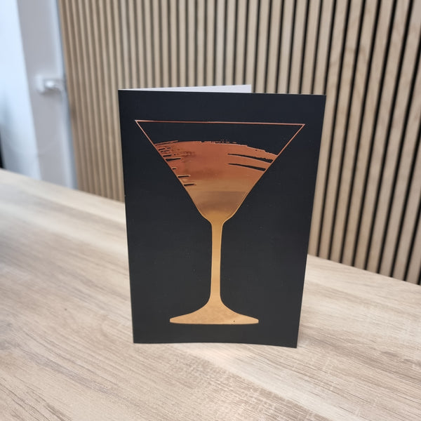 Martini glas  - Foliekort