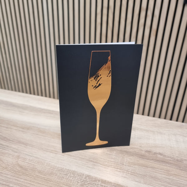 Champagne Flute  - Foliekort
