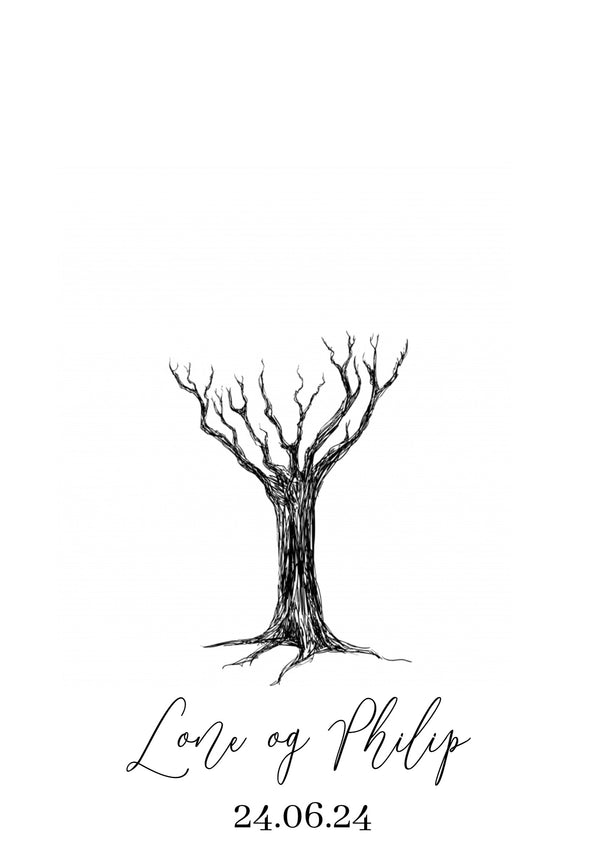 Gæste Træ 1 - Design Selv Plakat