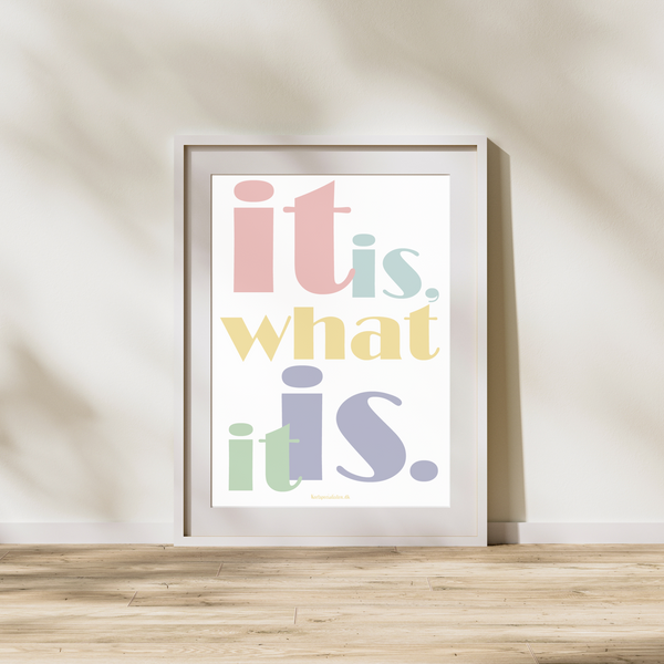 It is what it is - Poster