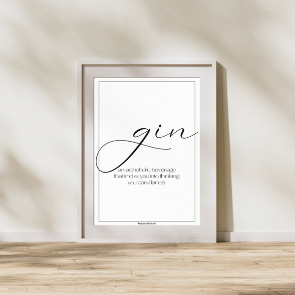 Gin - Plakat