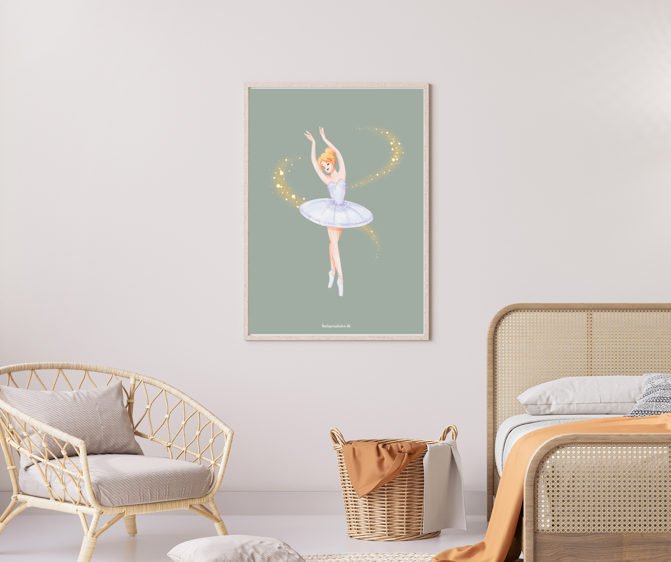 Balletdanser lilla - Plakat