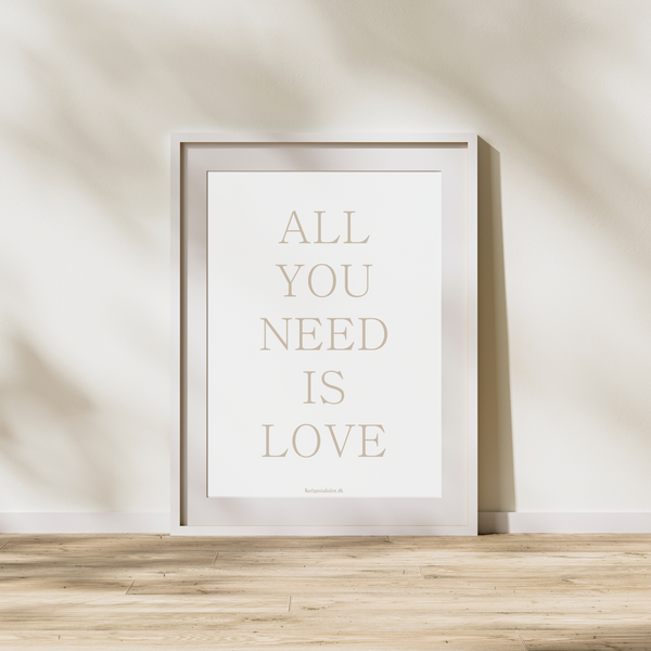 All you need is love - Poster