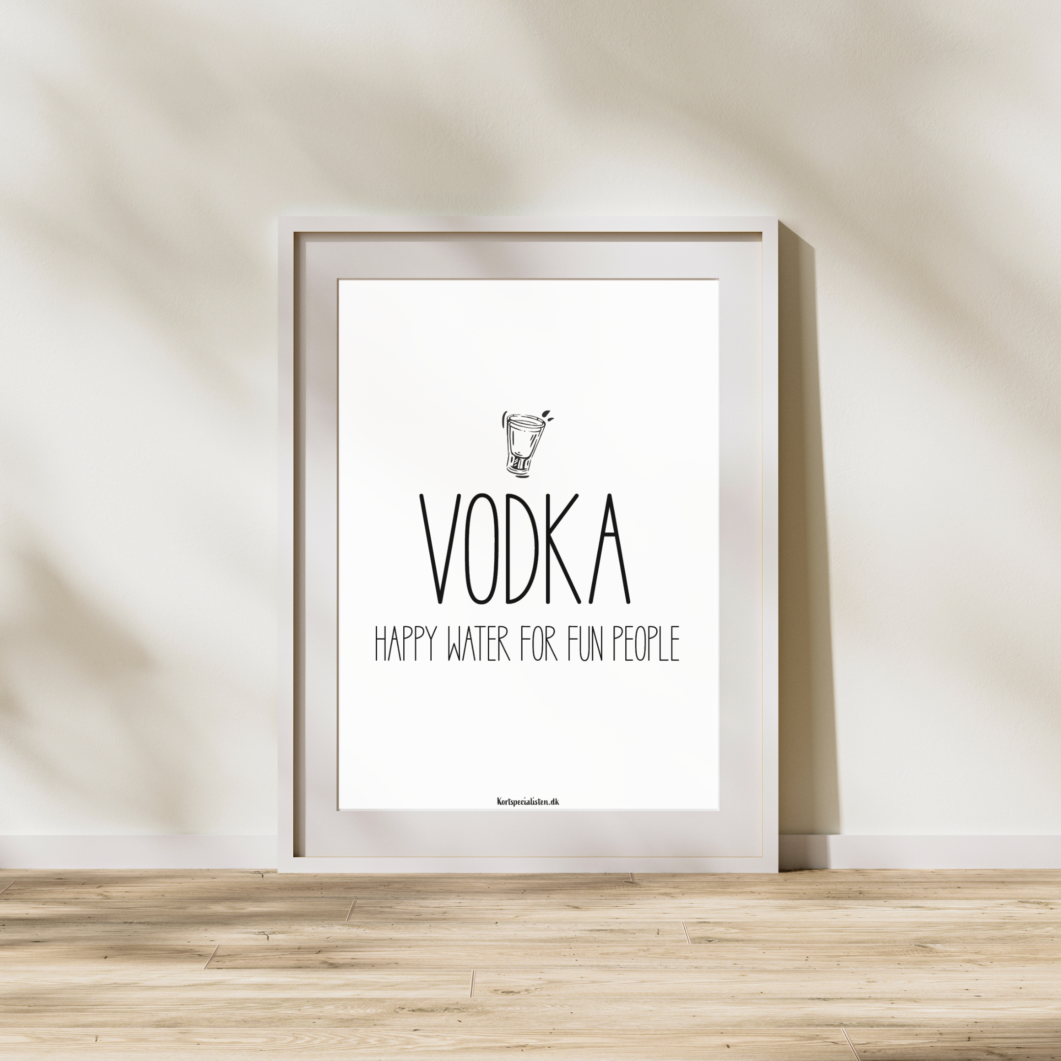 Vodka happy water - Plakat