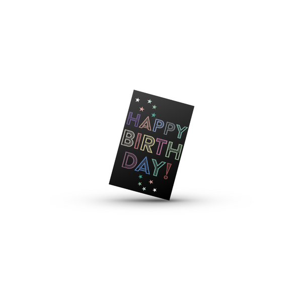 Happy birthday - Minikort