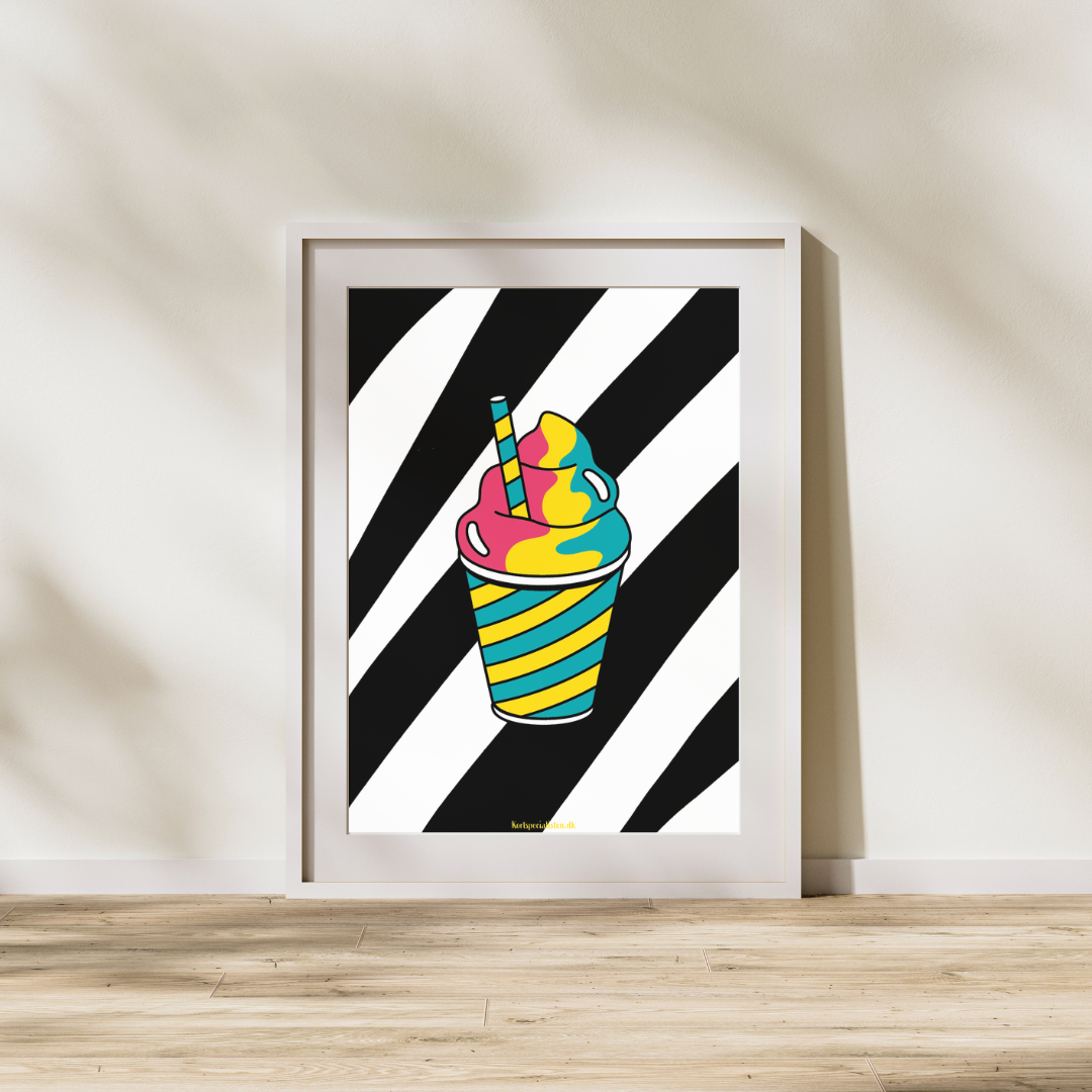 Ice Cream Retro - Poster