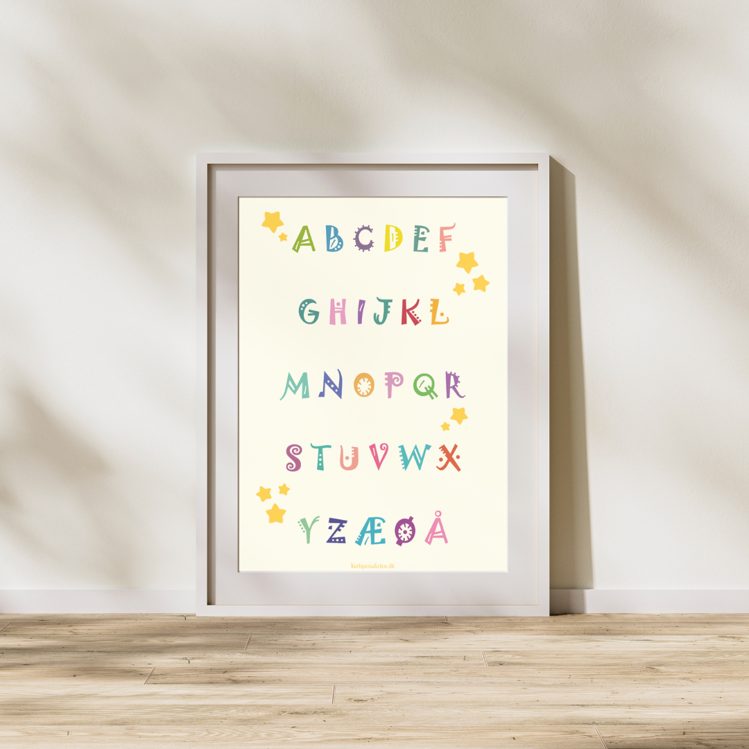 Alphabet colors - Poster