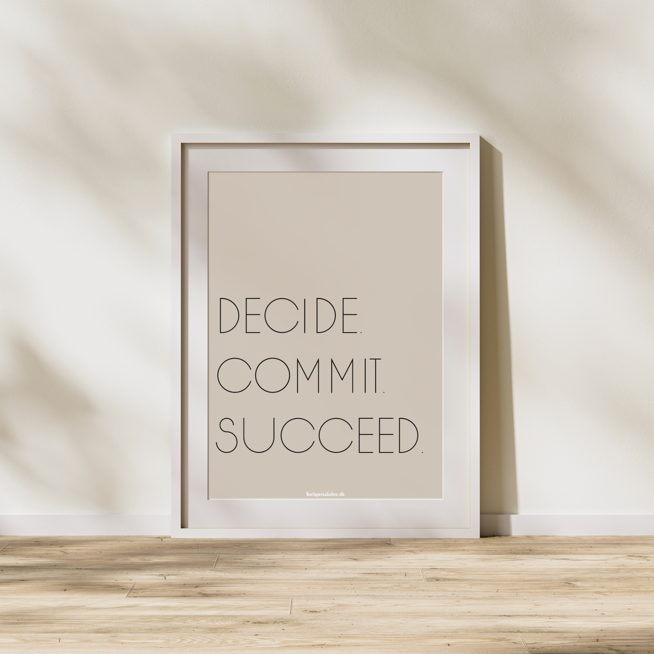 Decide commit succeed - Plakat