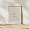 Decide commit succeed - Plakat