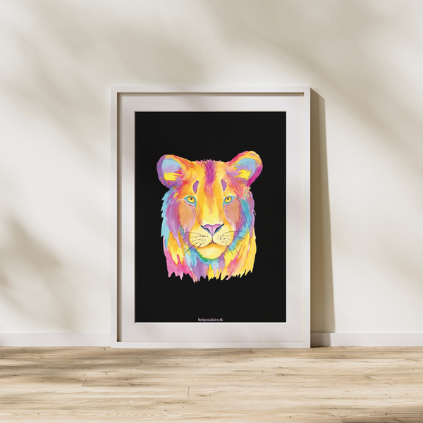 Tiger many colors - Poster