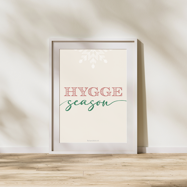 Hygge season - Plakat