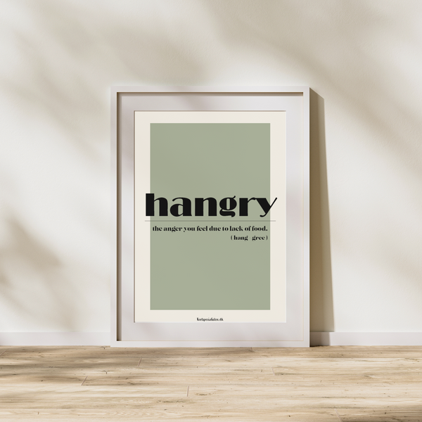 Hangry - Plakat