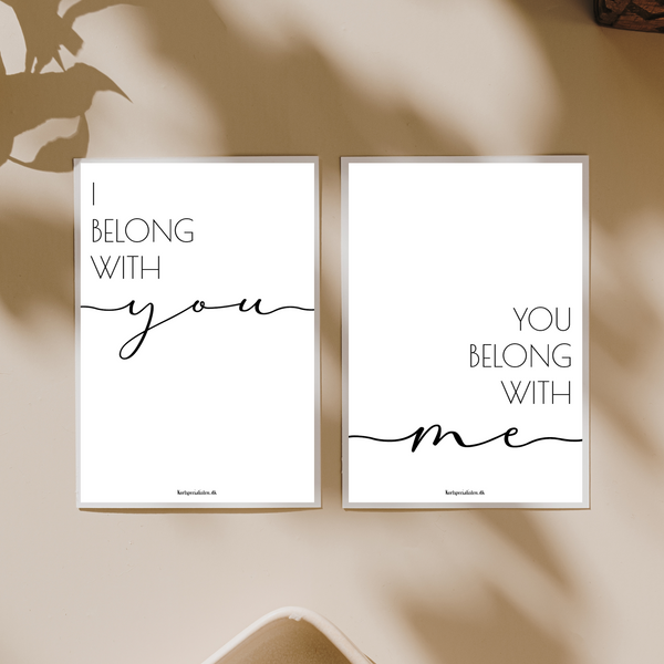 I belong with you - Plakat