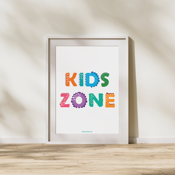 Kids zone - Plakat