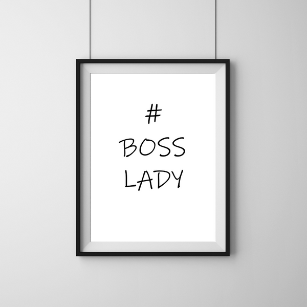 # Boss Lady - Citatplakat