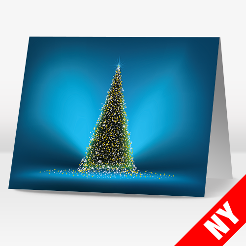 Juletræ - Blå