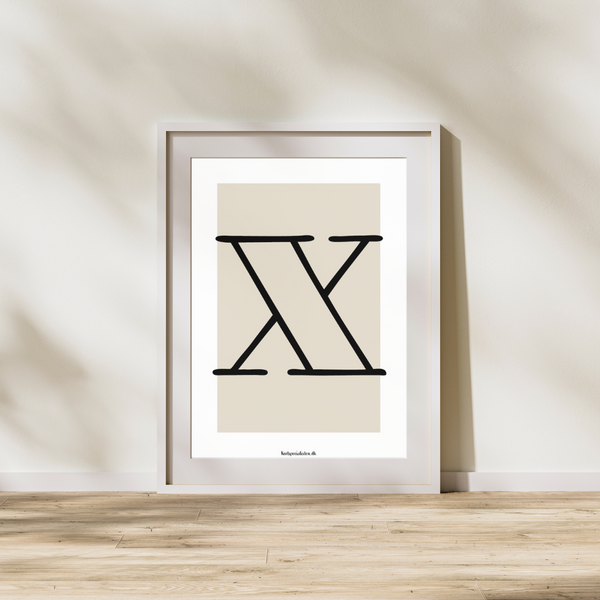 Letter X - Poster