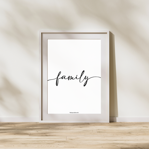 Family - Plakat