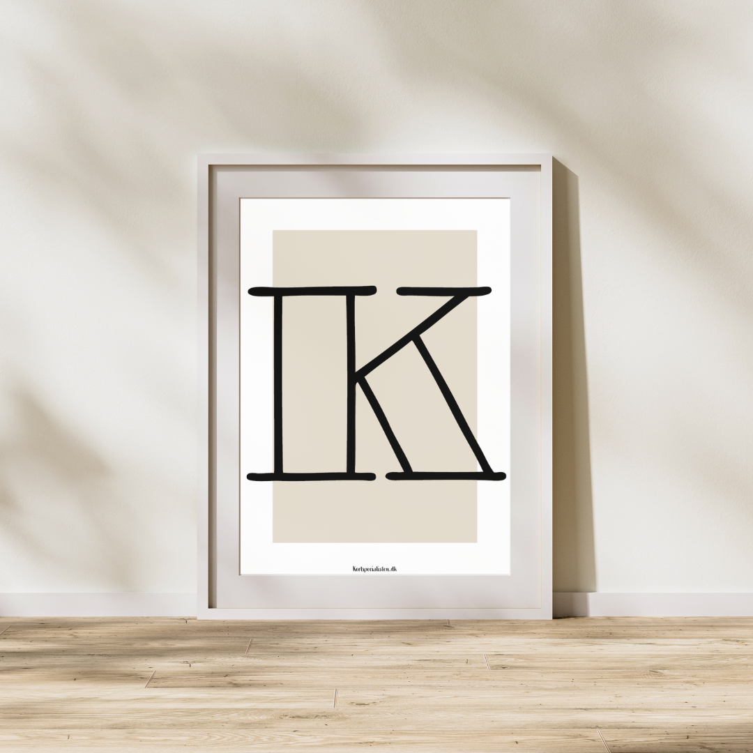 Letter K - Poster