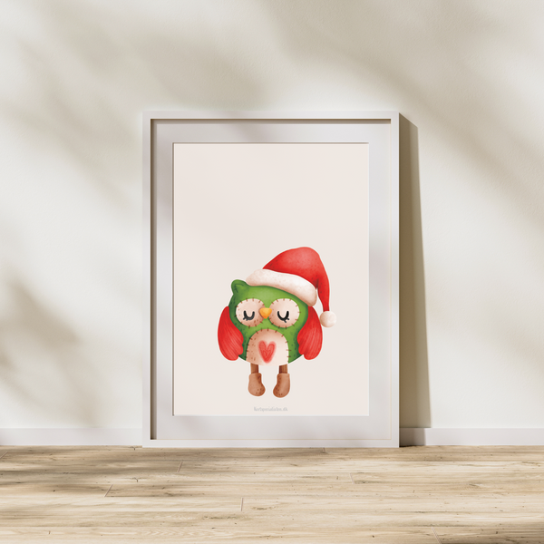 Christmas Owl - Poster