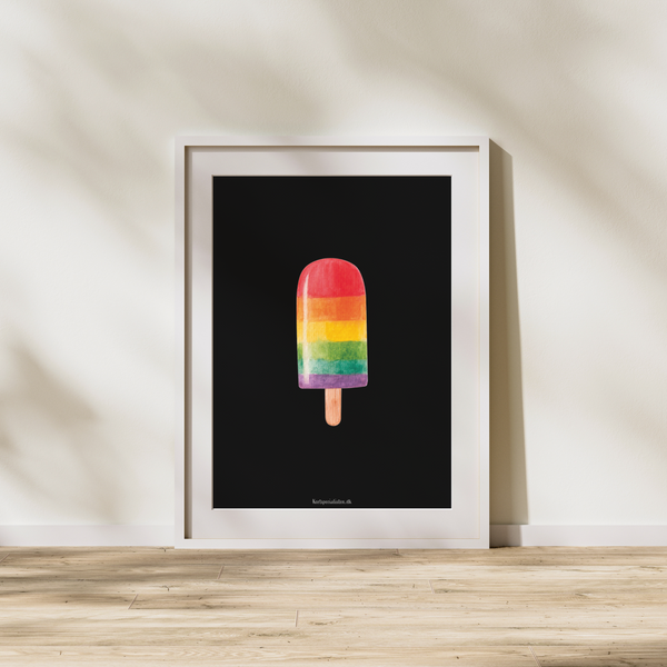 Rainbow ice cream - Poster
