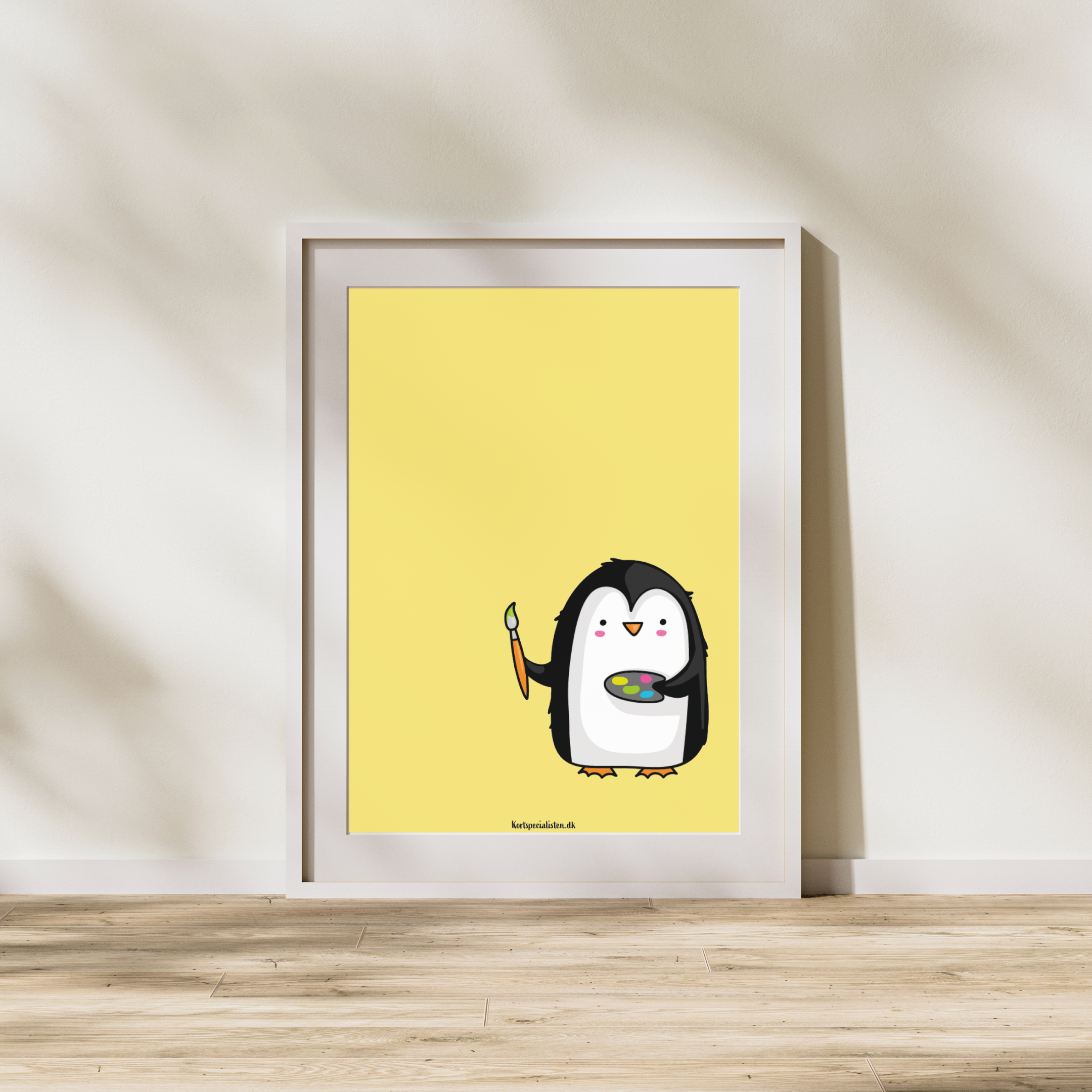 Pingvin gul  - Plakat