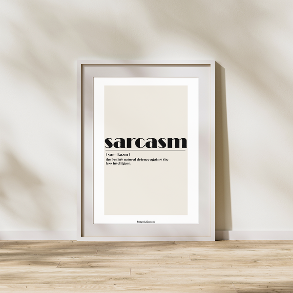 Sarcasm - Plakat