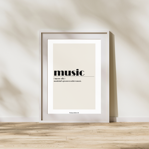 Music - Plakat