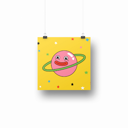 Happy Planet - Plakatkort