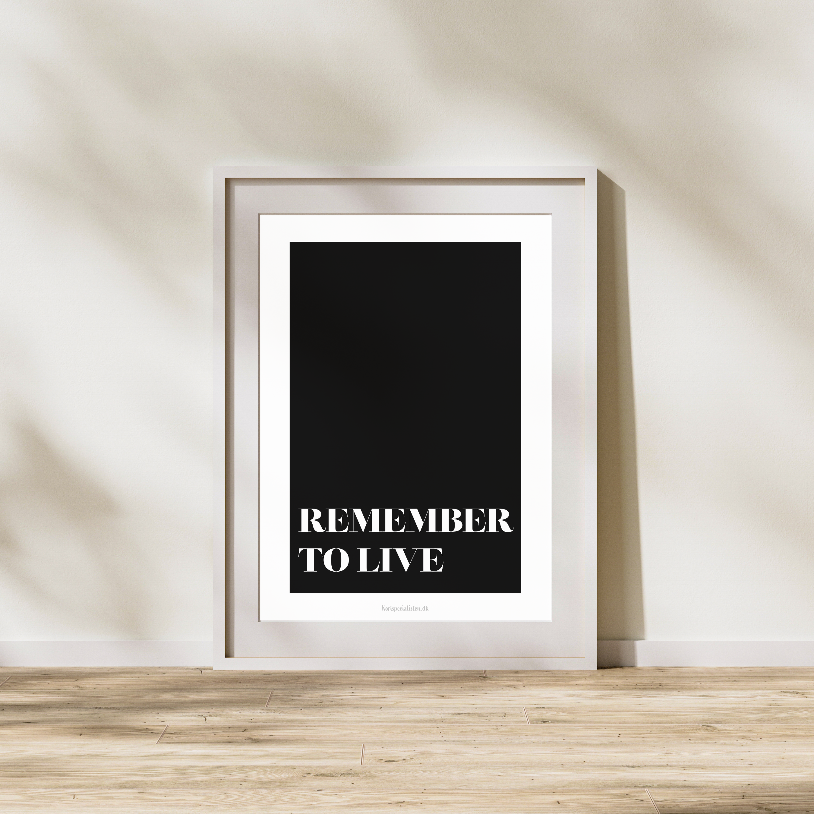 Remember to live - Plakat