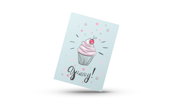Yummy cupcake - Minikort